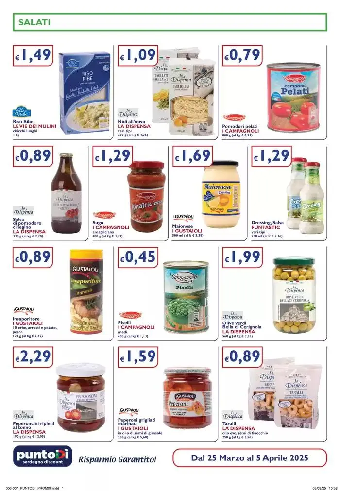 Il risparmio garantito! da 26 marzo a 5 aprile di 2025 - Pagina del volantino 6