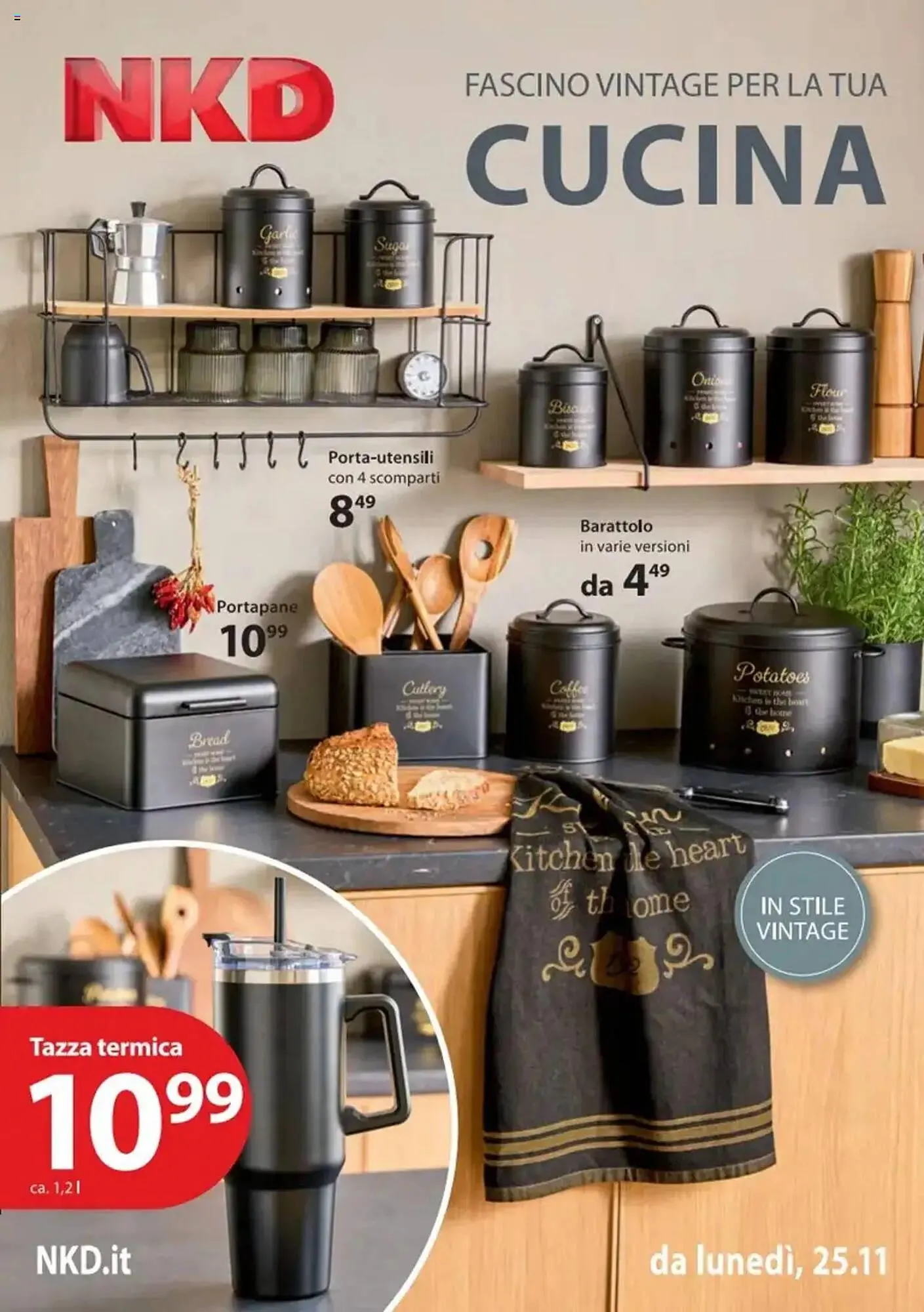 Volantino NKD da 25 novembre a 8 dicembre di 2024 - Pagina del volantino 1