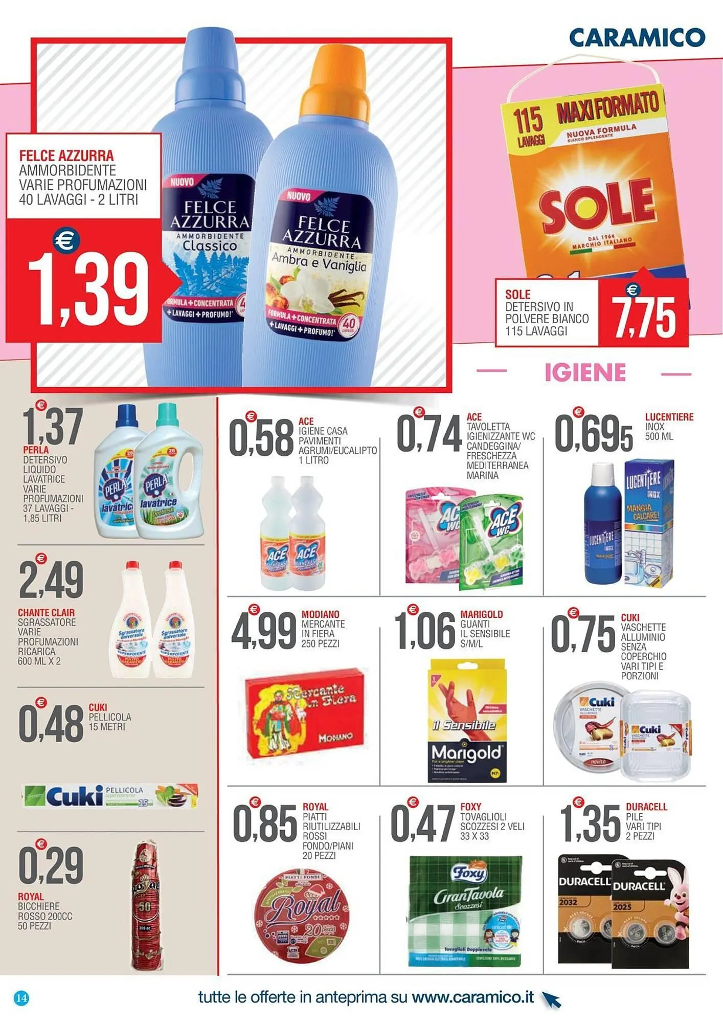 Volantino Caramico da 9 dicembre a 16 dicembre di 2025 - Pagina del volantino 14