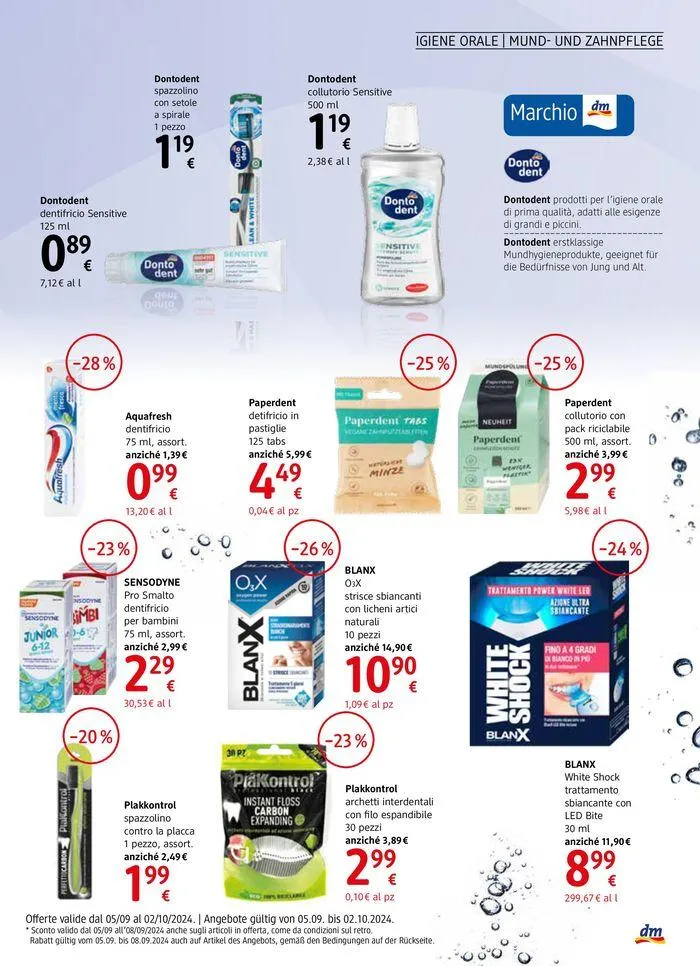 Journal da 12 settembre a 2 ottobre di 2024 - Pagina del volantino 9