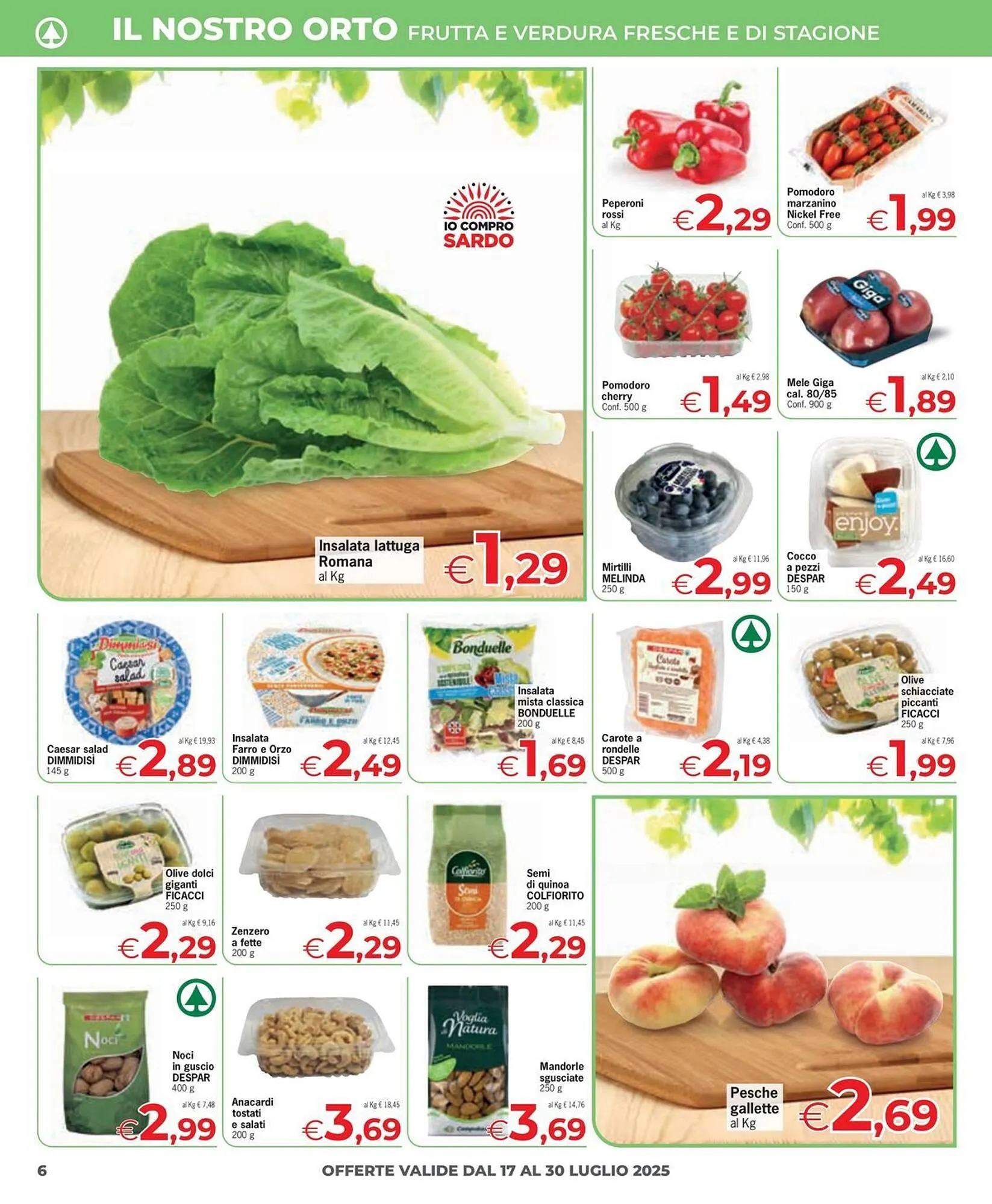 Volantino Despar da 17 luglio a 30 luglio di 2025 - Pagina del volantino 6