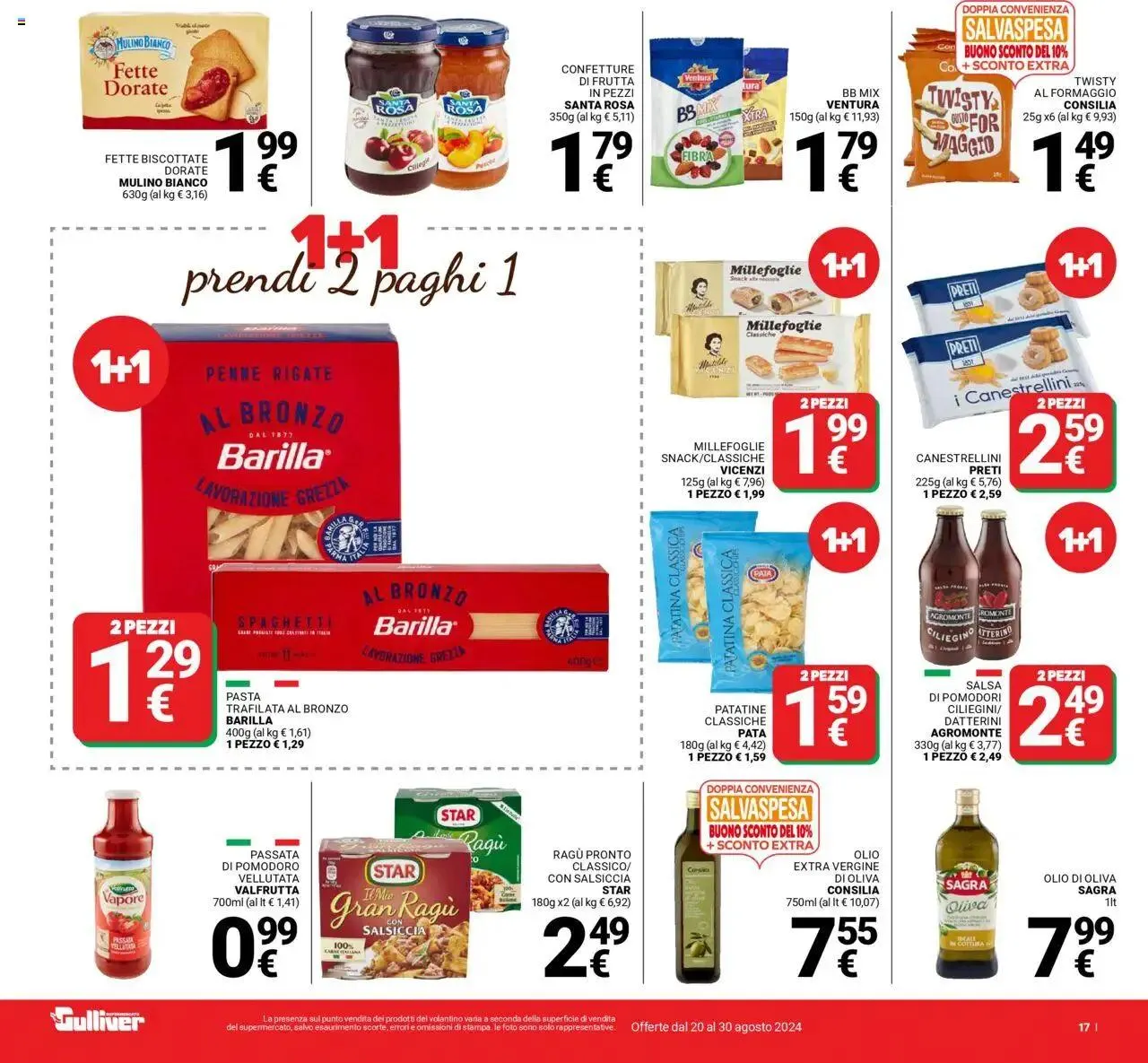 Volantino Gulliver da 20 agosto a 30 agosto di 2024 - Pagina del volantino 17