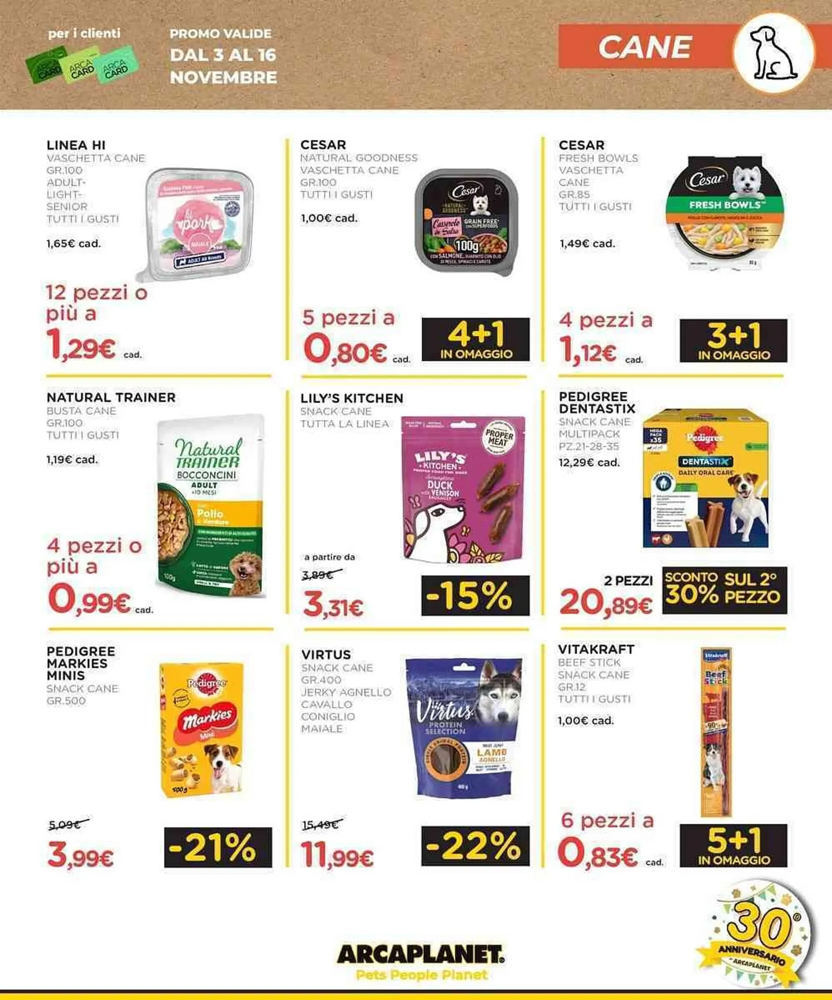 Volantino Arcaplanet da 3 novembre a 9 novembre di 2025 - Pagina del volantino 15