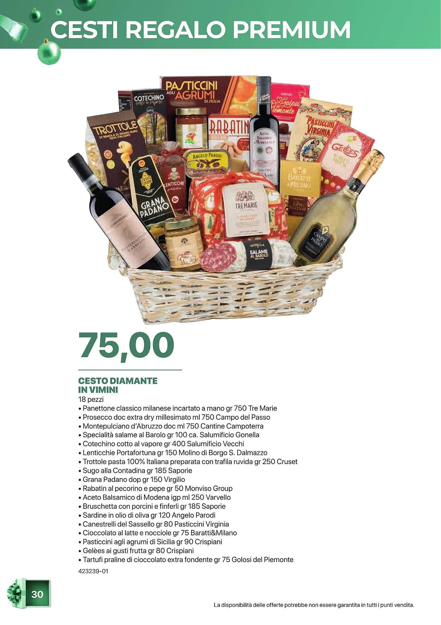 Volantino GrosMarket da 17 dicembre a 25 dicembre di 2025 - Pagina del volantino 30