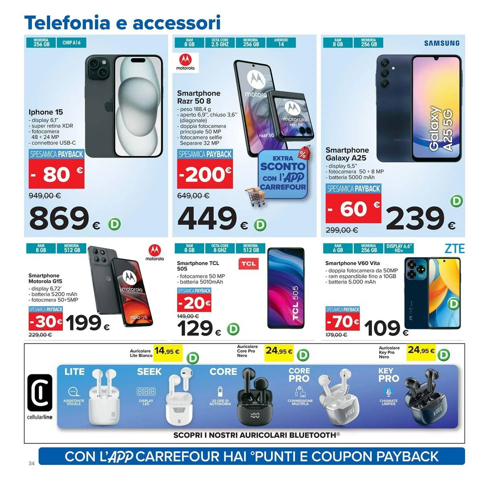 Volantino Carrefour Iper da 24 luglio a 6 agosto di 2025 - Pagina del volantino 34