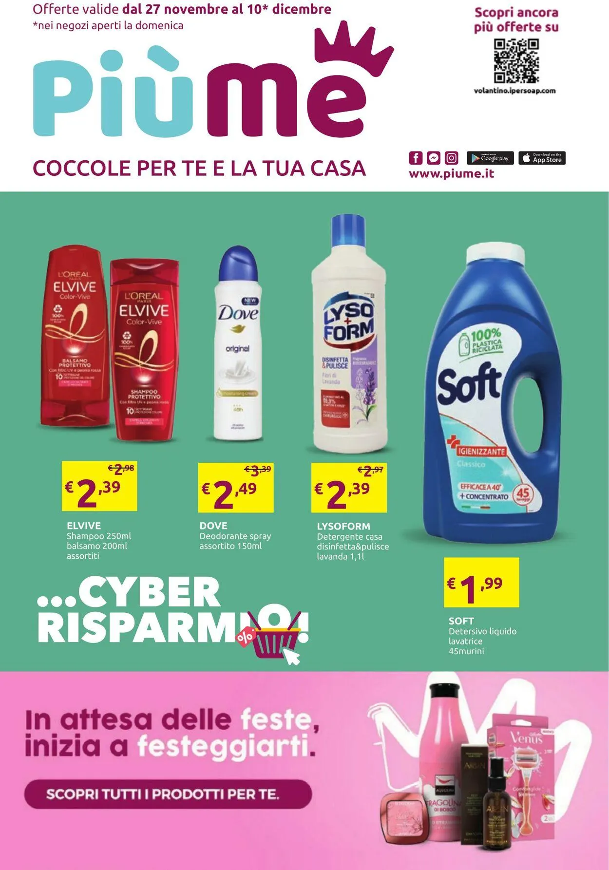 IperSoap Volantino attuale da 7 dicembre a 21 dicembre di 2023 - Pagina del volantino 1