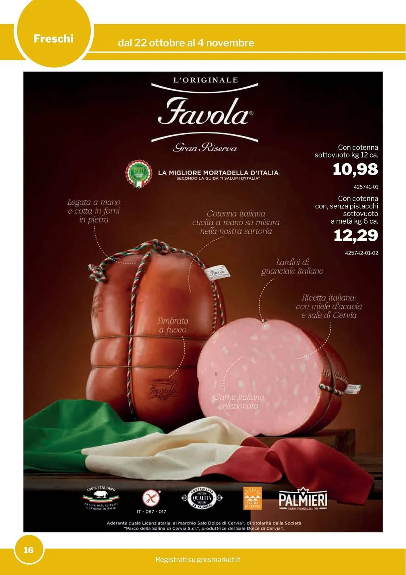 Volantino GrosMarket da 22 ottobre a 4 novembre di 2025 - Pagina del volantino 16