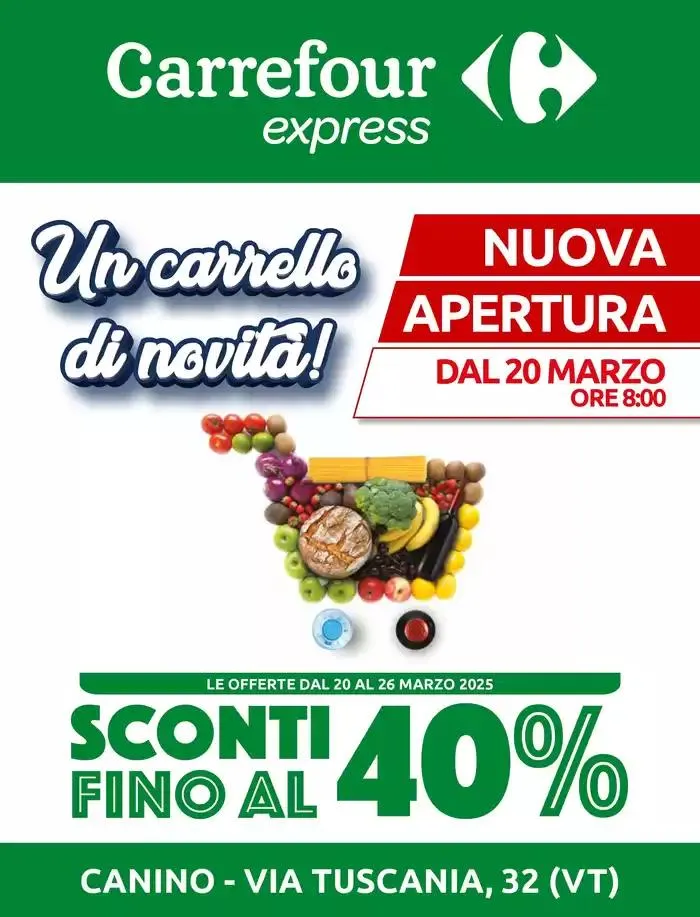 Sconti fino al 40% da 20 marzo a 26 marzo di 2025 - Pagina del volantino 1