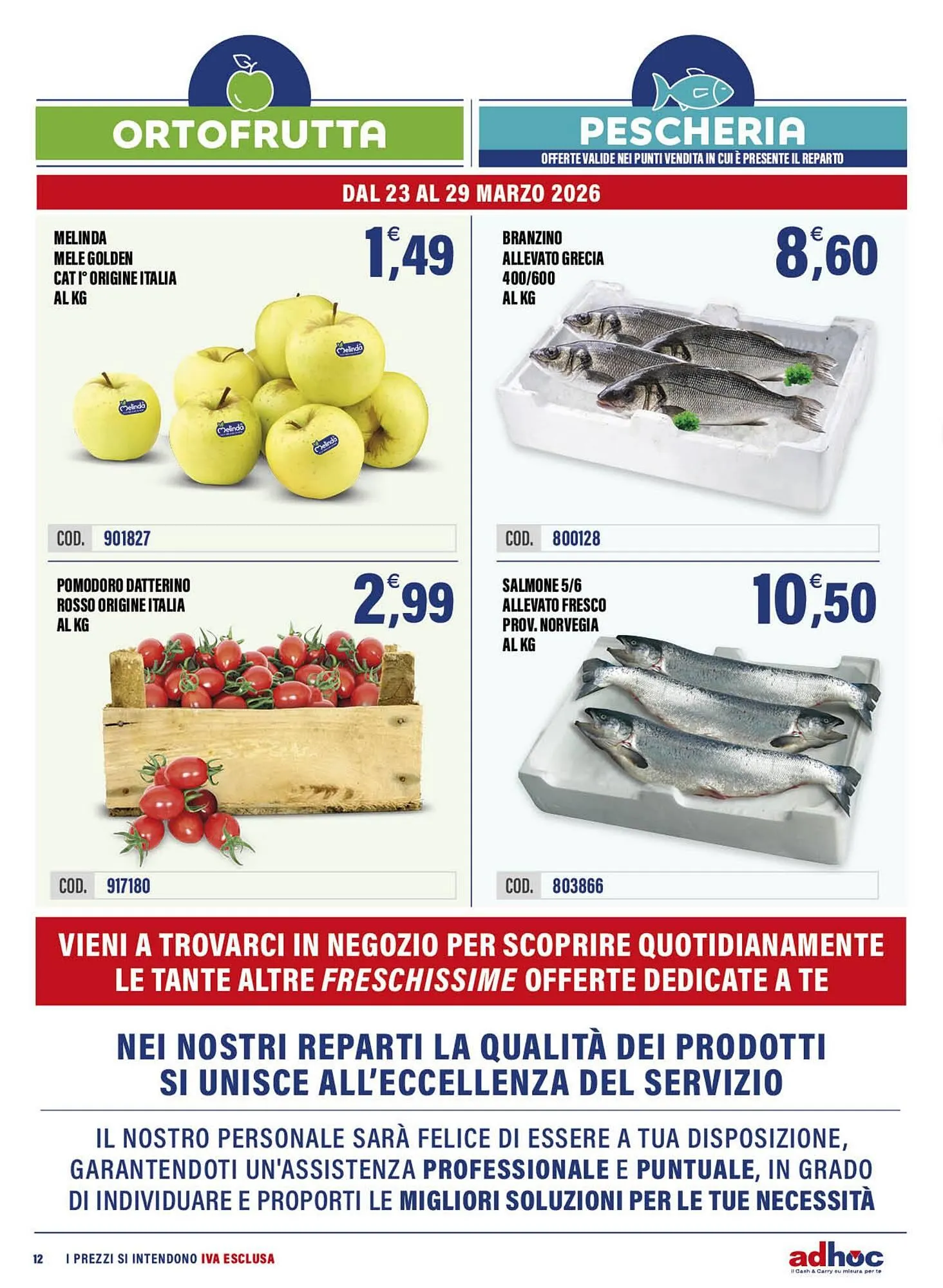 Volantino Adhoc da 23 marzo a 4 aprile di 2026 - Pagina del volantino 12