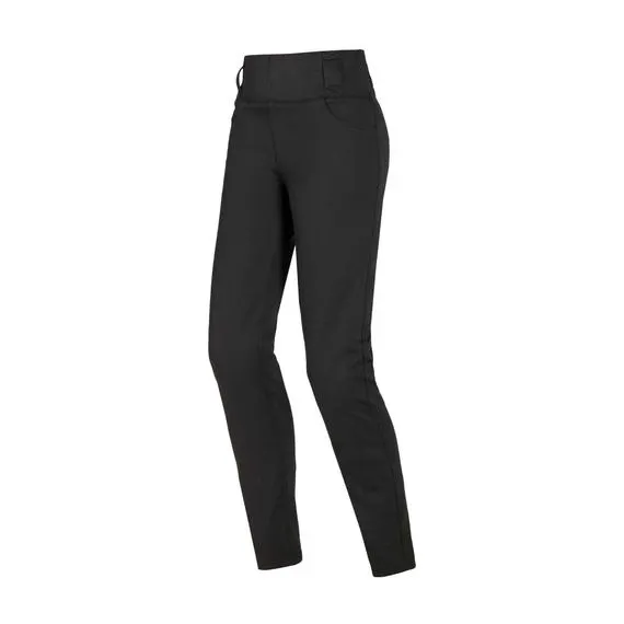 Pantaloni moto da donna Leggings Evo Nero
