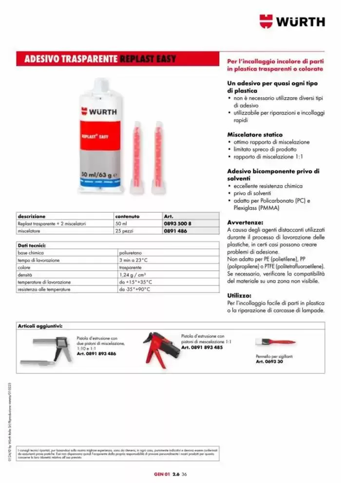 Catalogo generale da 29 aprile a 31 dicembre di 2025 - Pagina del volantino 166