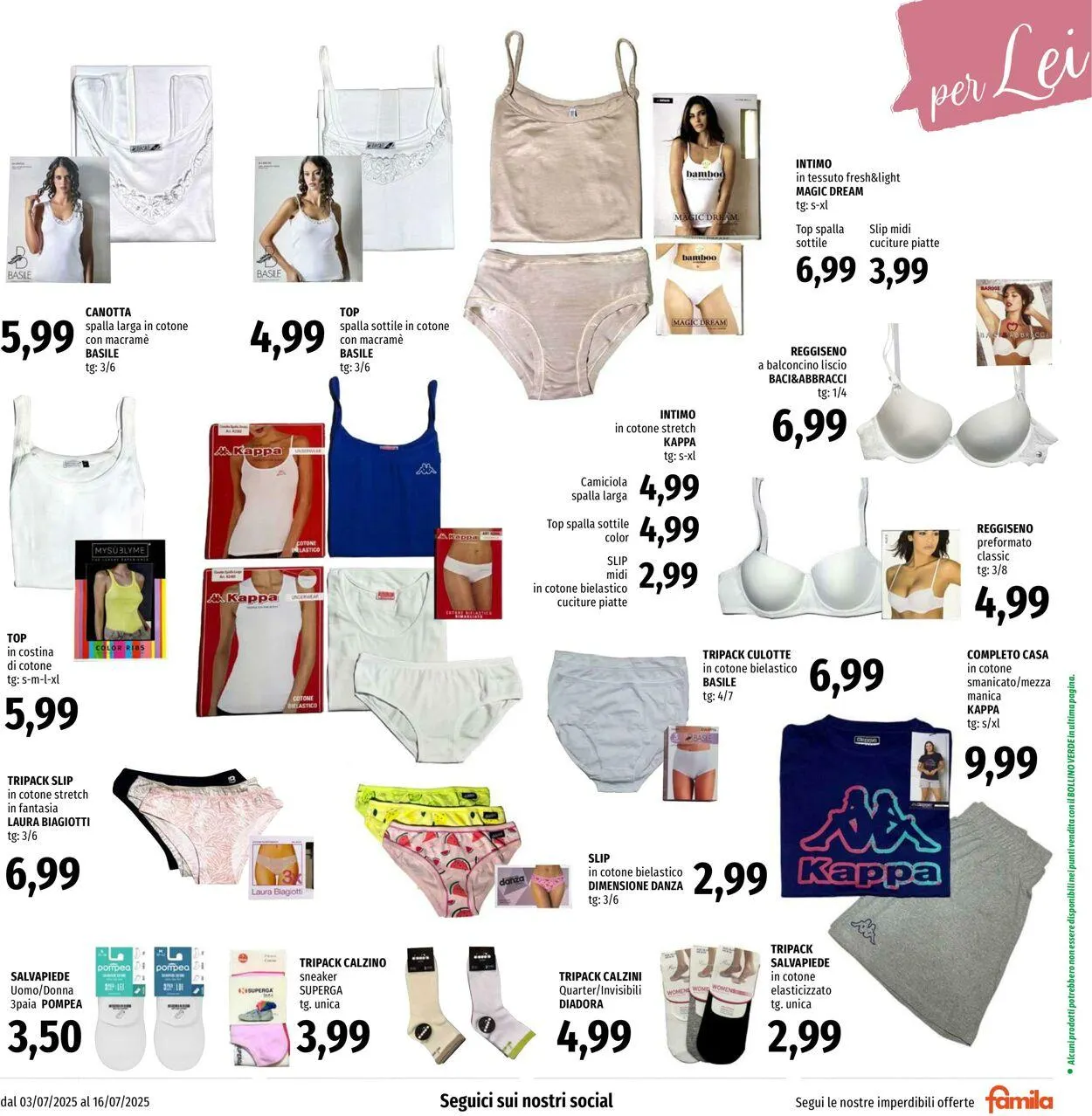 Famila Volantino attuale da 3 luglio a 16 luglio di 2025 - Pagina del volantino 21