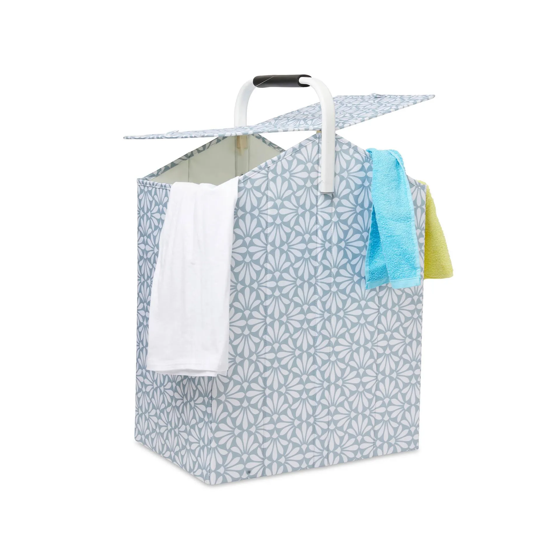 Cesto portabiancheria doppio salvaspazio