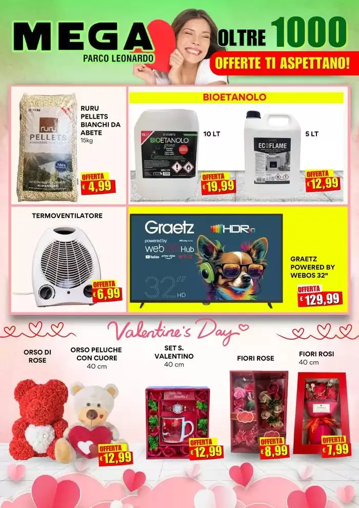 Mega P. Leonardo - Oltre 1000 offerte da 20 gennaio a 18 febbraio di 2025 - Pagina del volantino 1