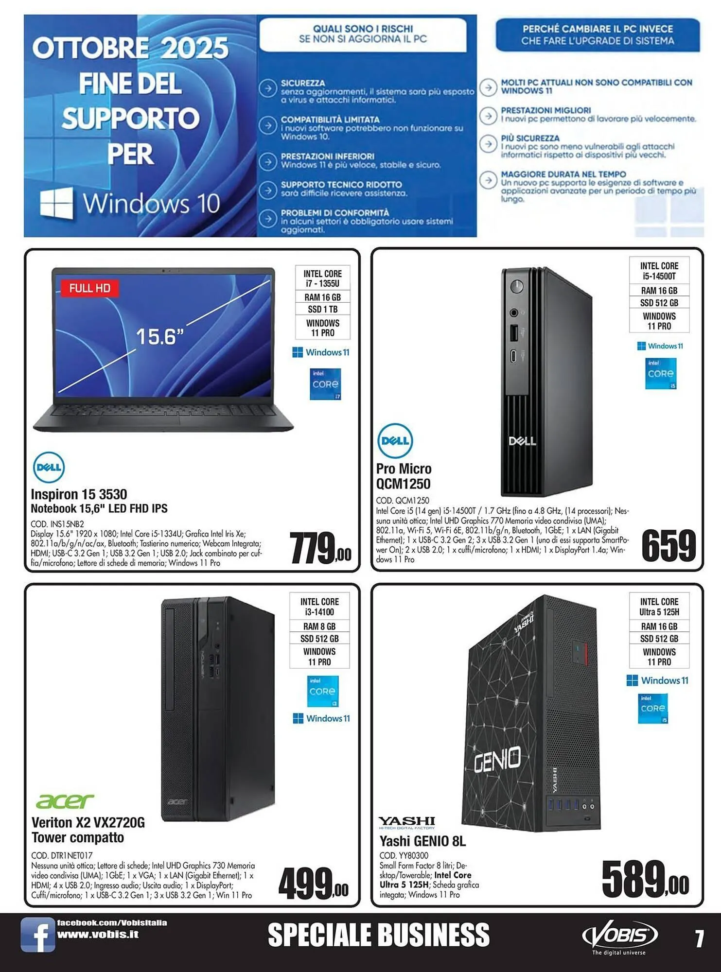 Volantino Vobis da 1 novembre a 3 gennaio di 2026 - Pagina del volantino 7