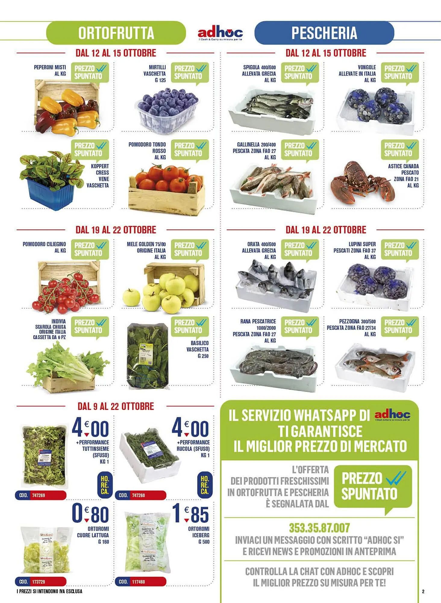 Volantino Adhoc da 9 ottobre a 22 ottobre di 2023 - Pagina del volantino 2