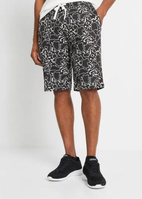 Bermuda in felpa con poliestere riciclato