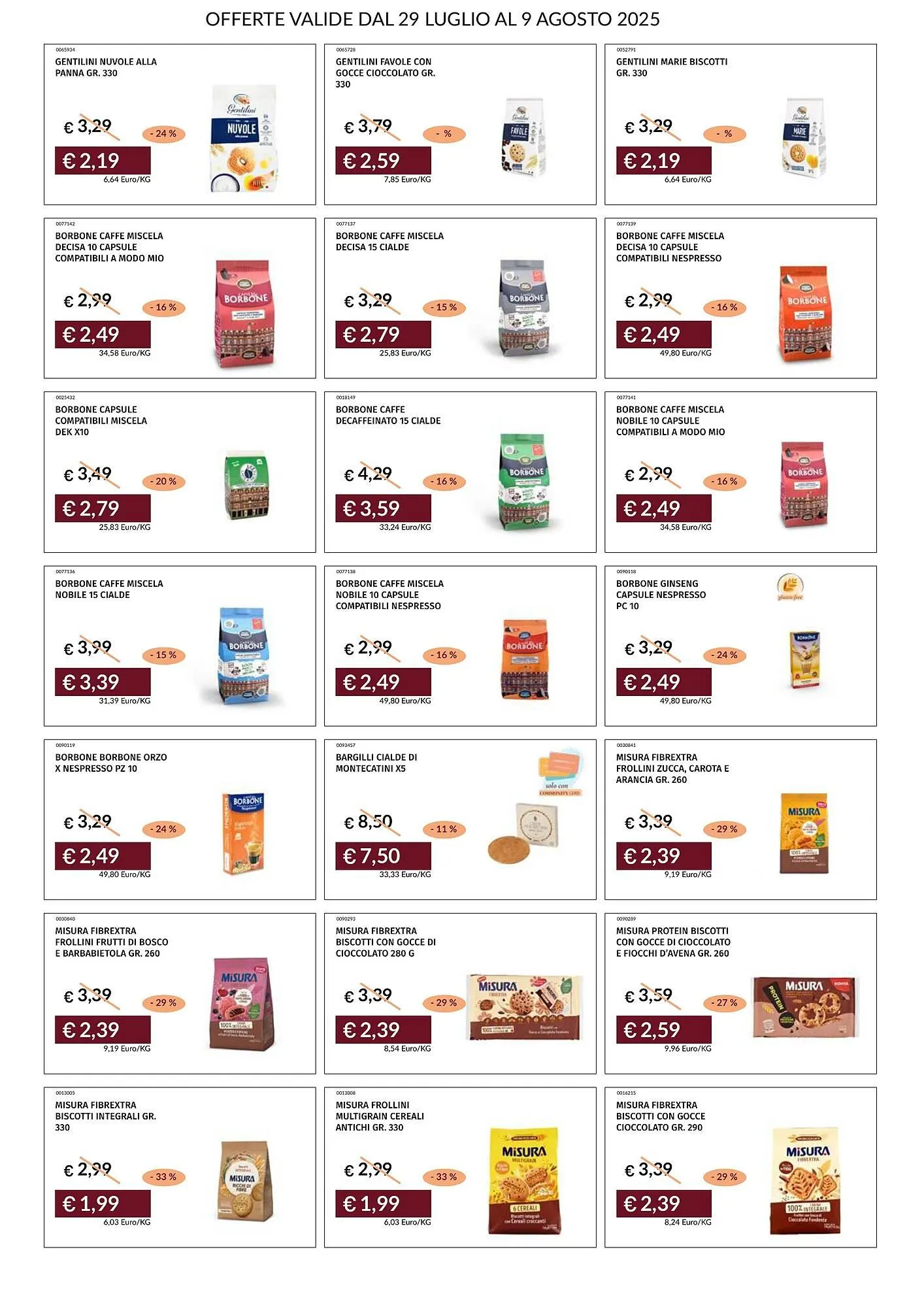Volantino Prezzemolo e Vitale da 29 luglio a 9 agosto di 2025 - Pagina del volantino 13