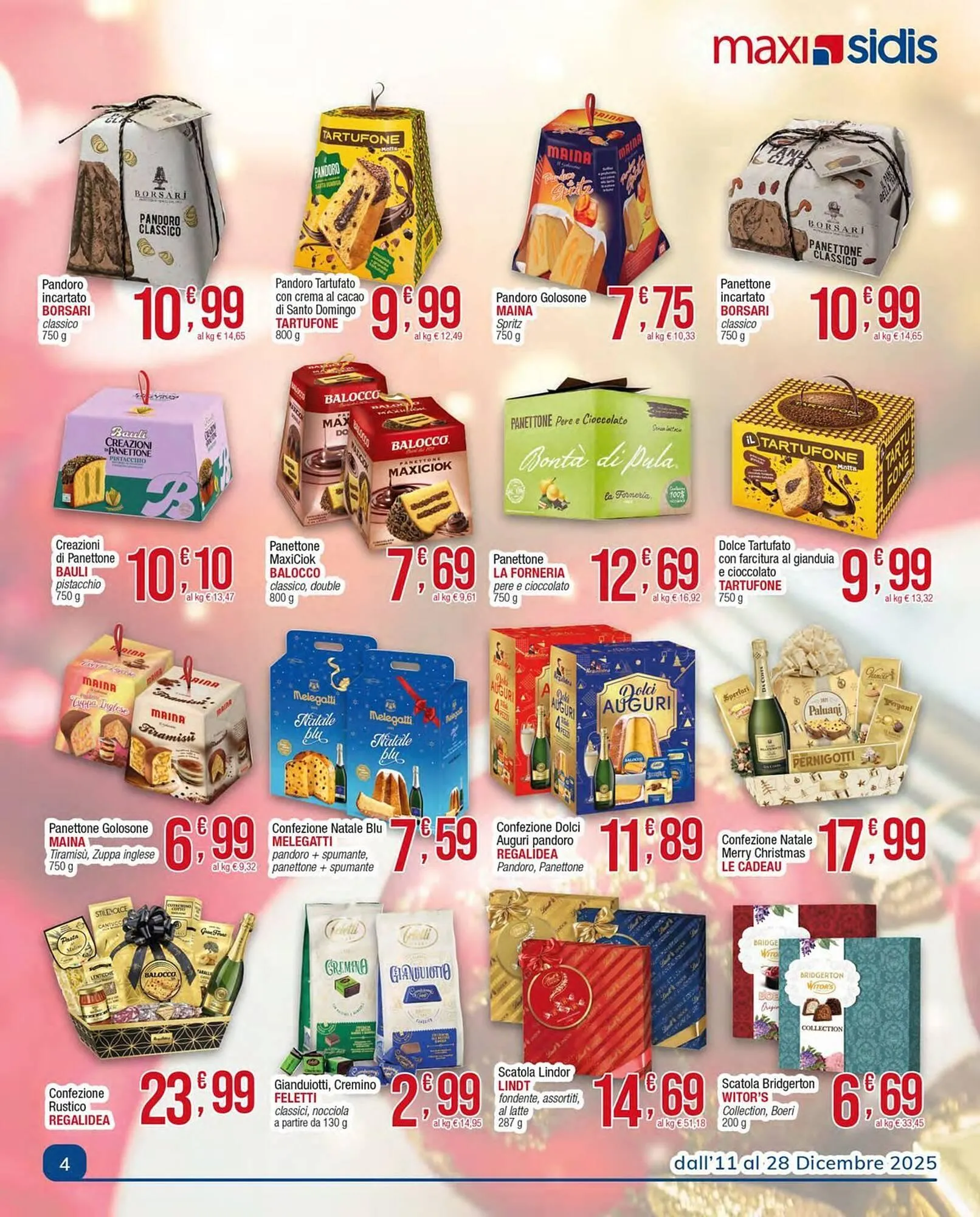 Volantino Maxi Sidis da 16 dicembre a 28 dicembre di 2025 - Pagina del volantino 4
