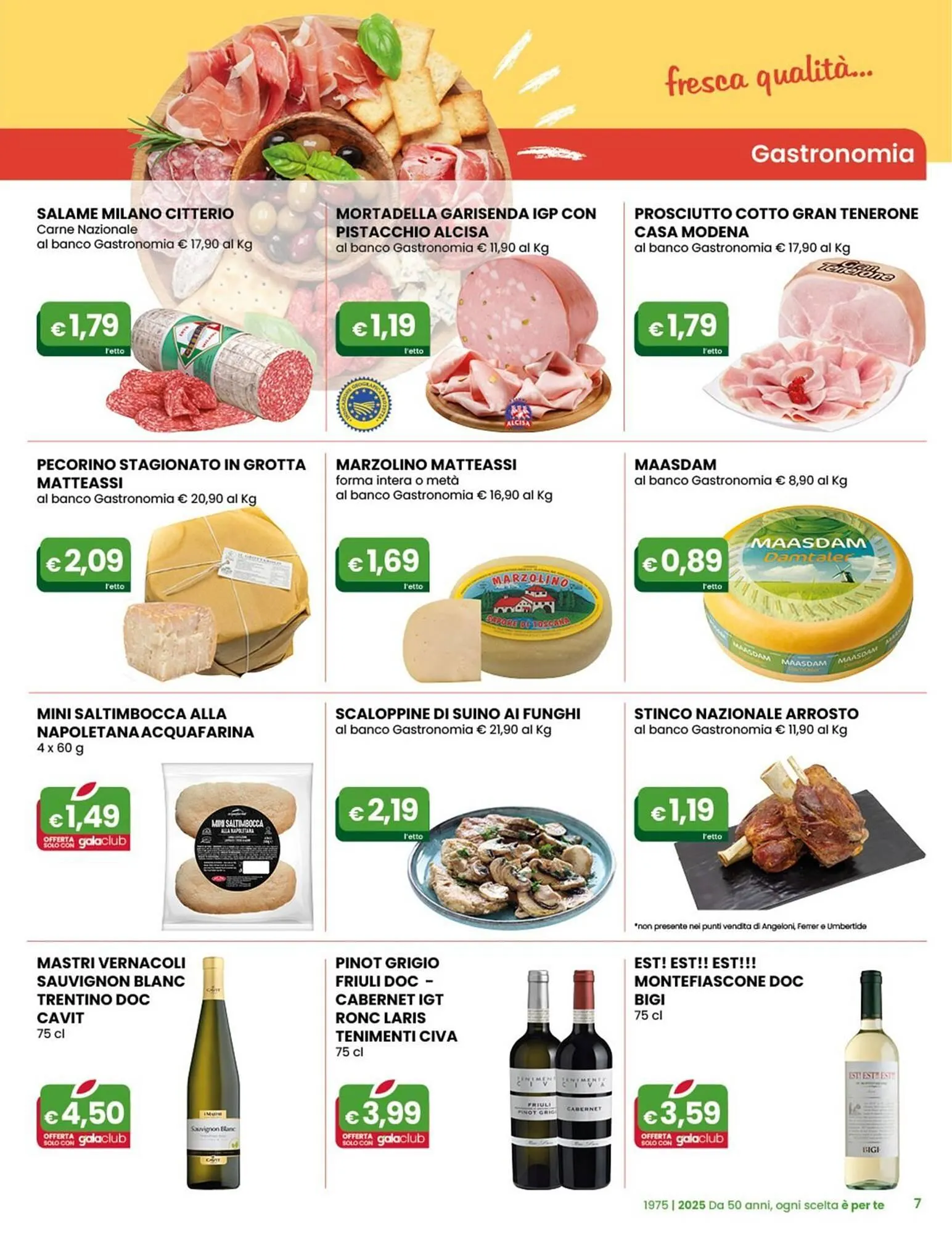 Volantino Gala Supermercati da 12 marzo a 25 marzo di 2025 - Pagina del volantino 7