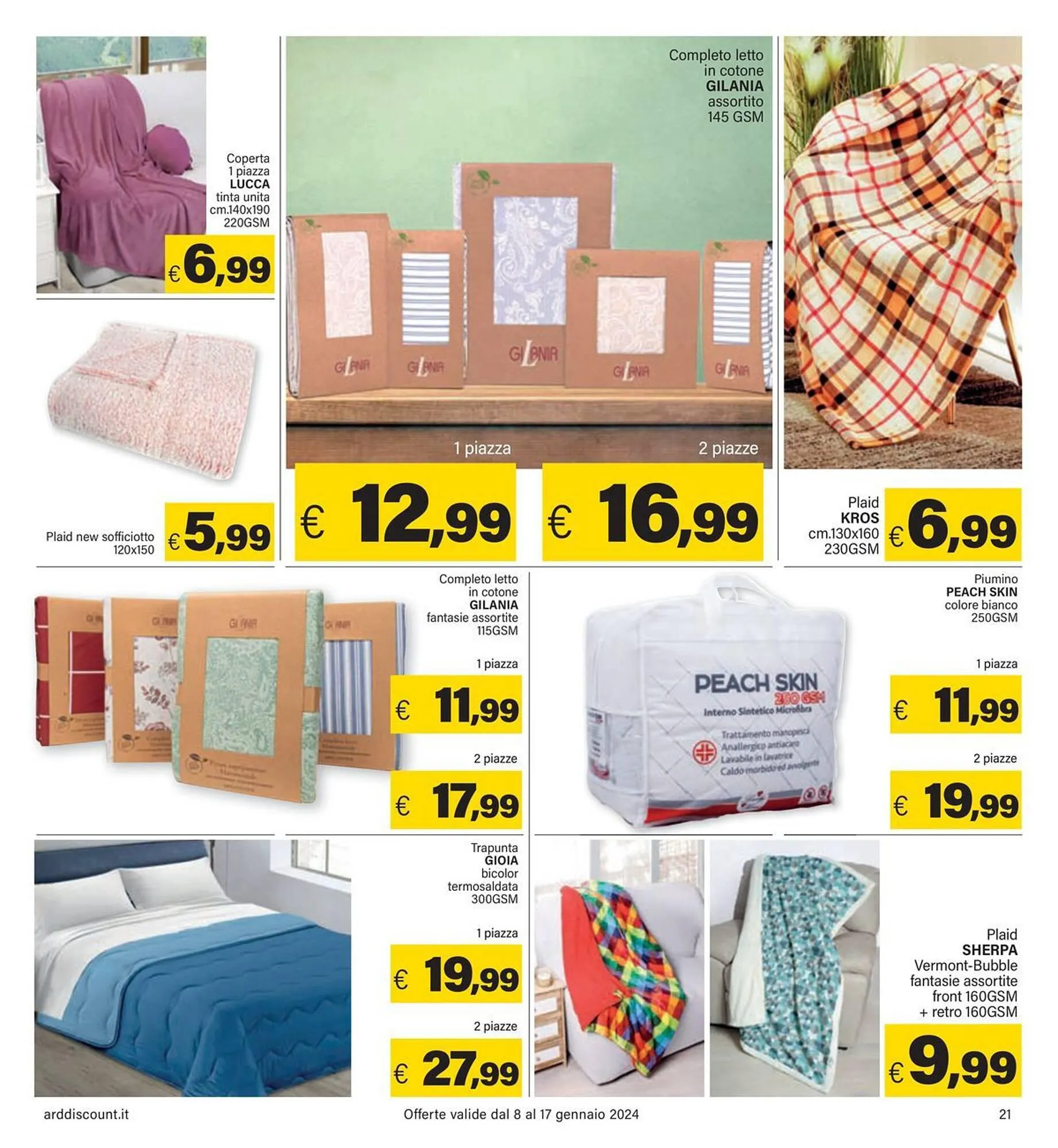 Volantino Ard Discount da 8 gennaio a 17 gennaio di 2024 - Pagina del volantino 21