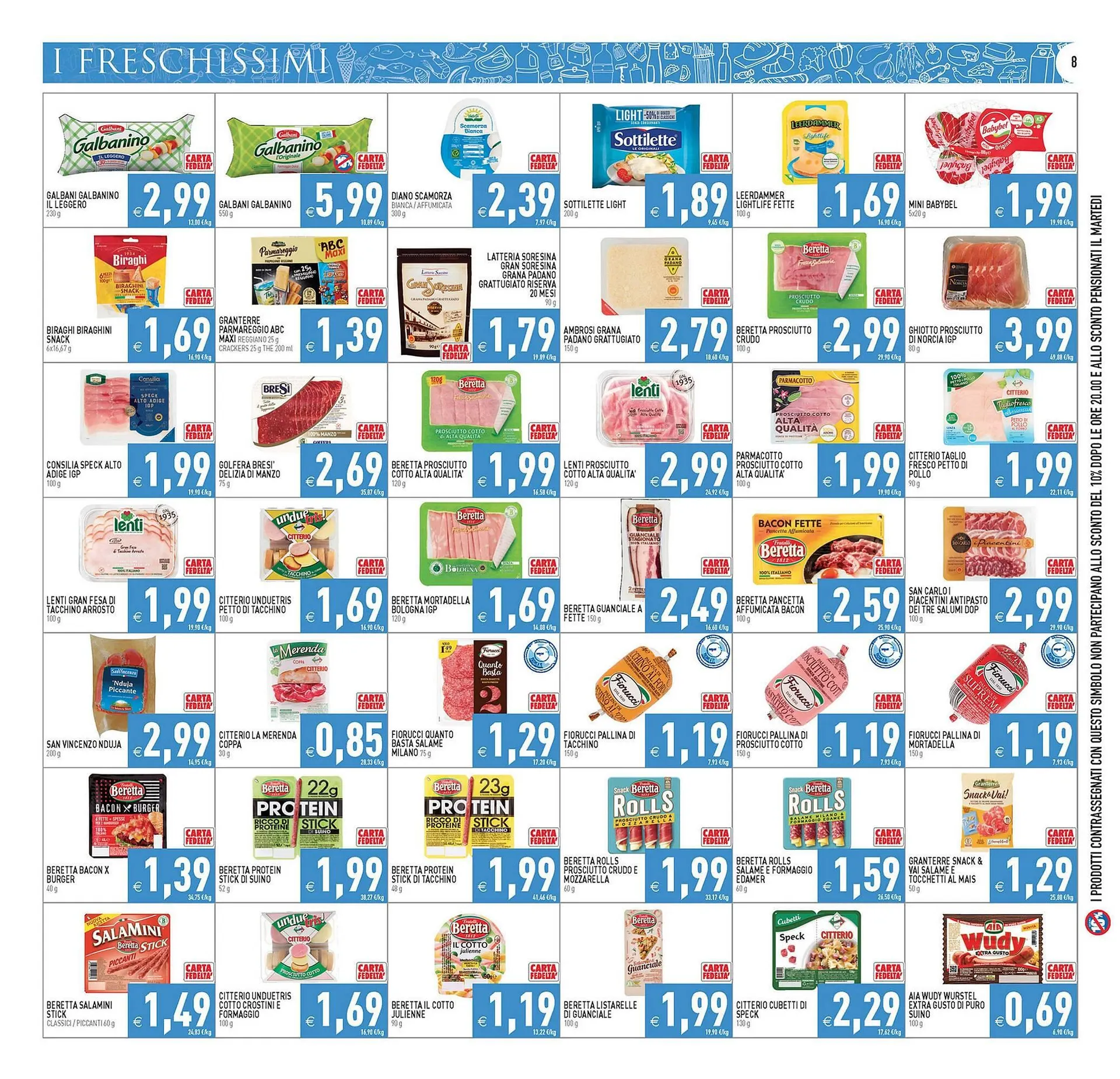 Volantino Supermercati Agorà da 25 luglio a 4 agosto di 2025 - Pagina del volantino 8