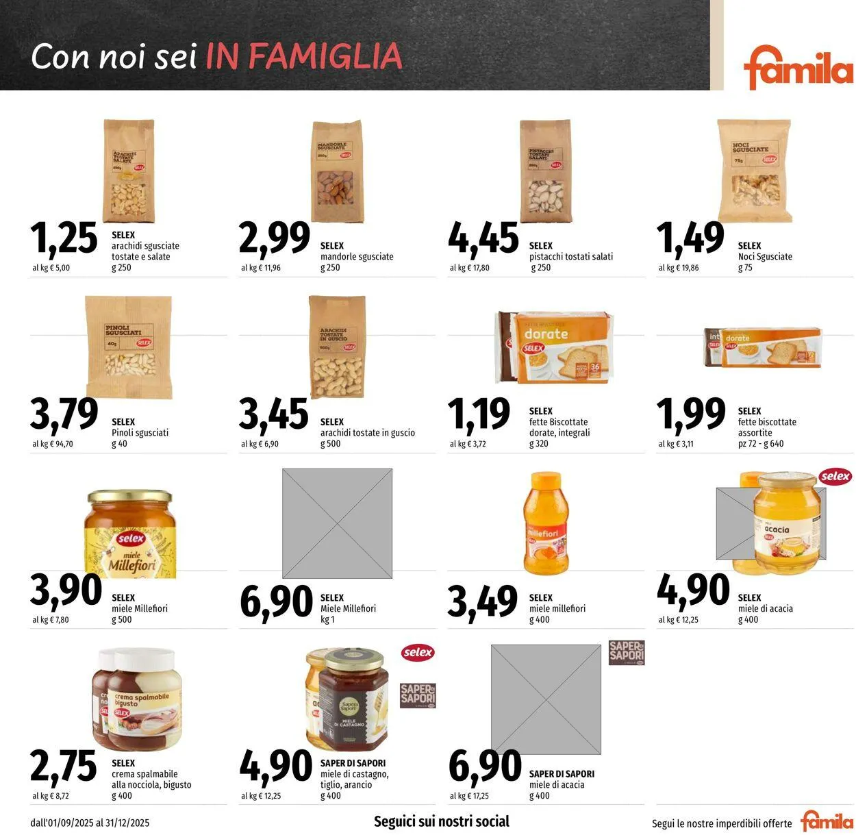 Famila Volantino attuale da 1 settembre a 31 dicembre di 2025 - Pagina del volantino 11