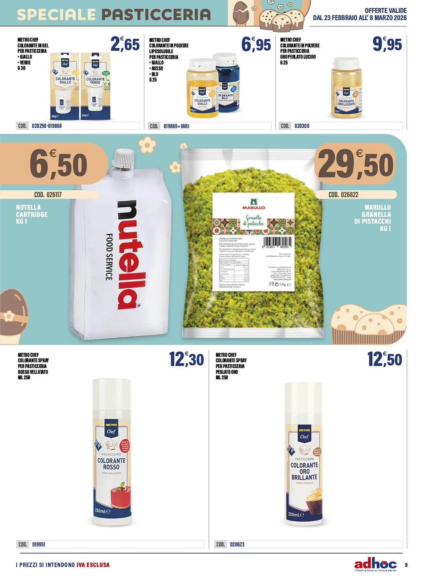 Volantino Adhoc da 23 febbraio a 8 marzo di 2026 - Pagina del volantino 9