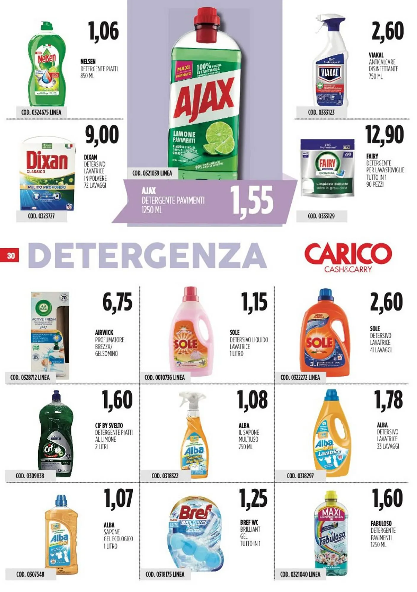 Volantino Carico Cash & Carry da 5 giugno a 18 giugno di 2025 - Pagina del volantino 30