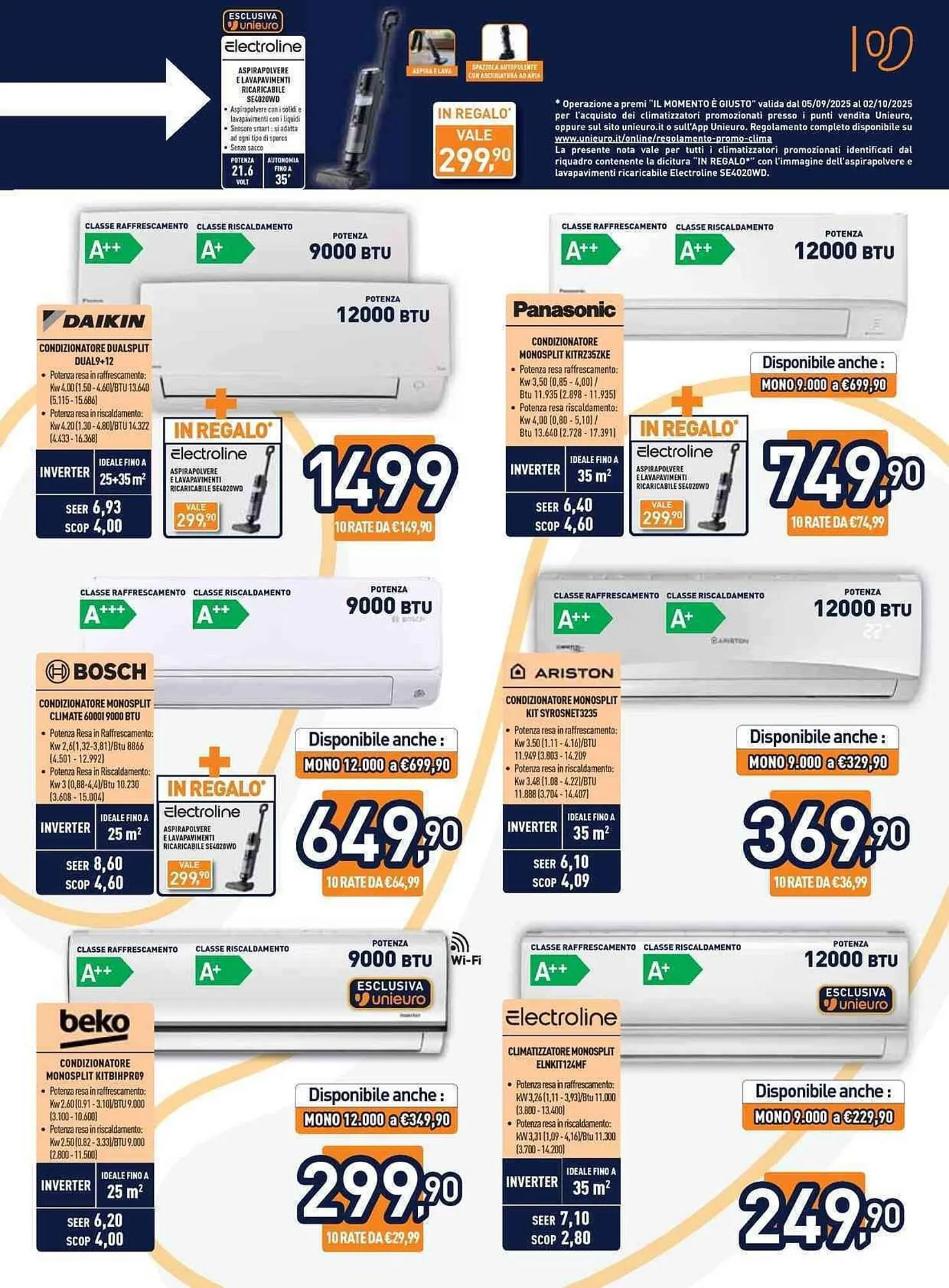 Volantino Unieuro da 17 settembre a 3 ottobre di 2025 - Pagina del volantino 17