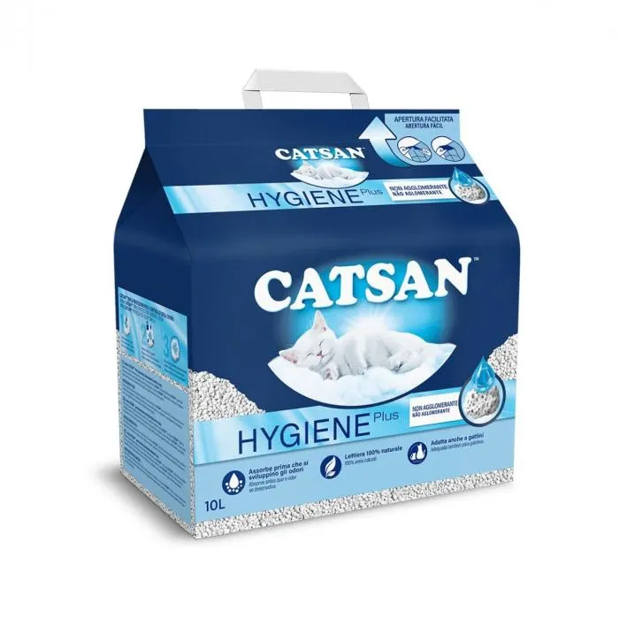 Catsan Hygiene Plus lettiera gatti 10L