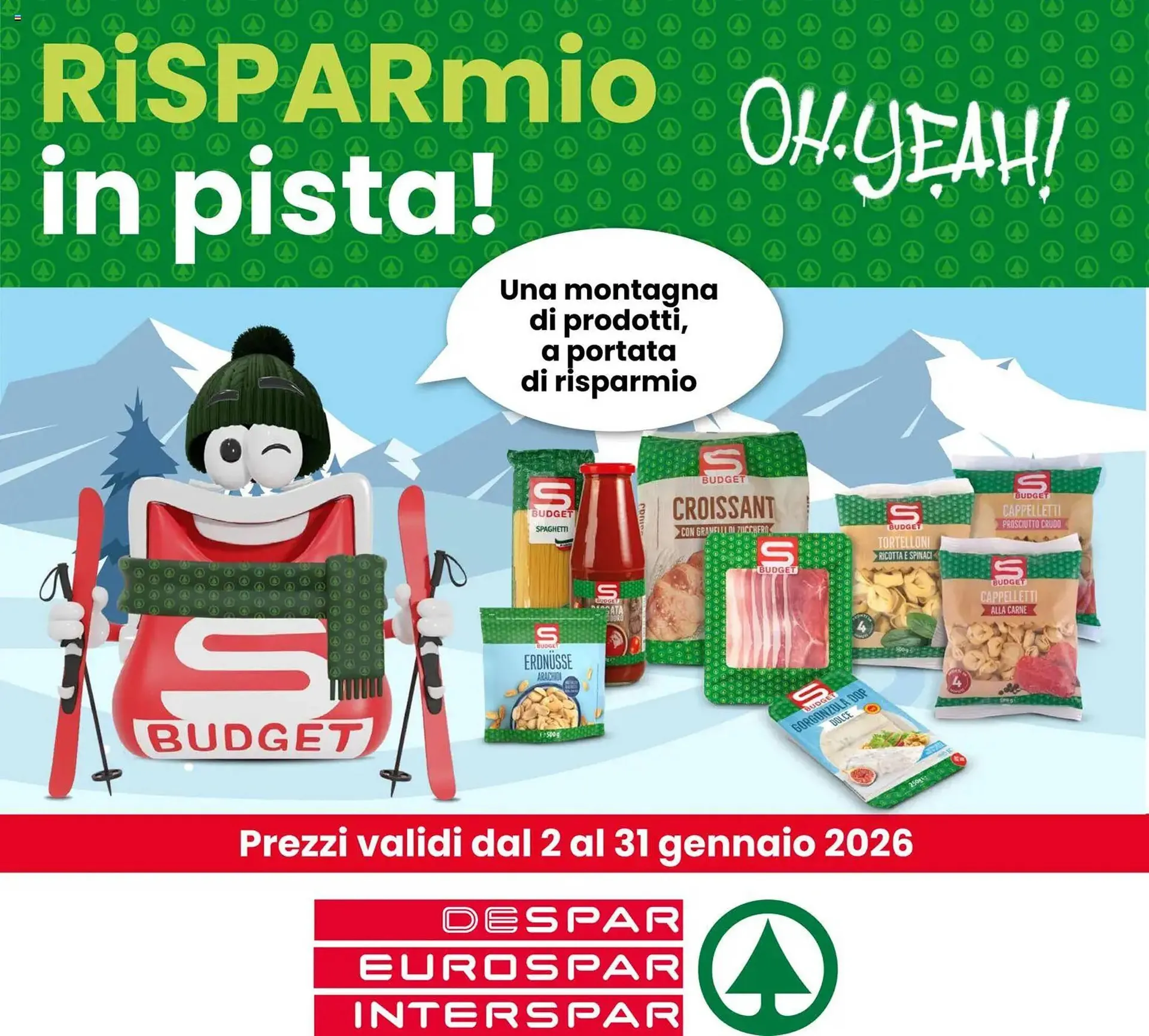 Volantino Interspar da 2 gennaio a 31 gennaio di 2026 - Pagina del volantino 1