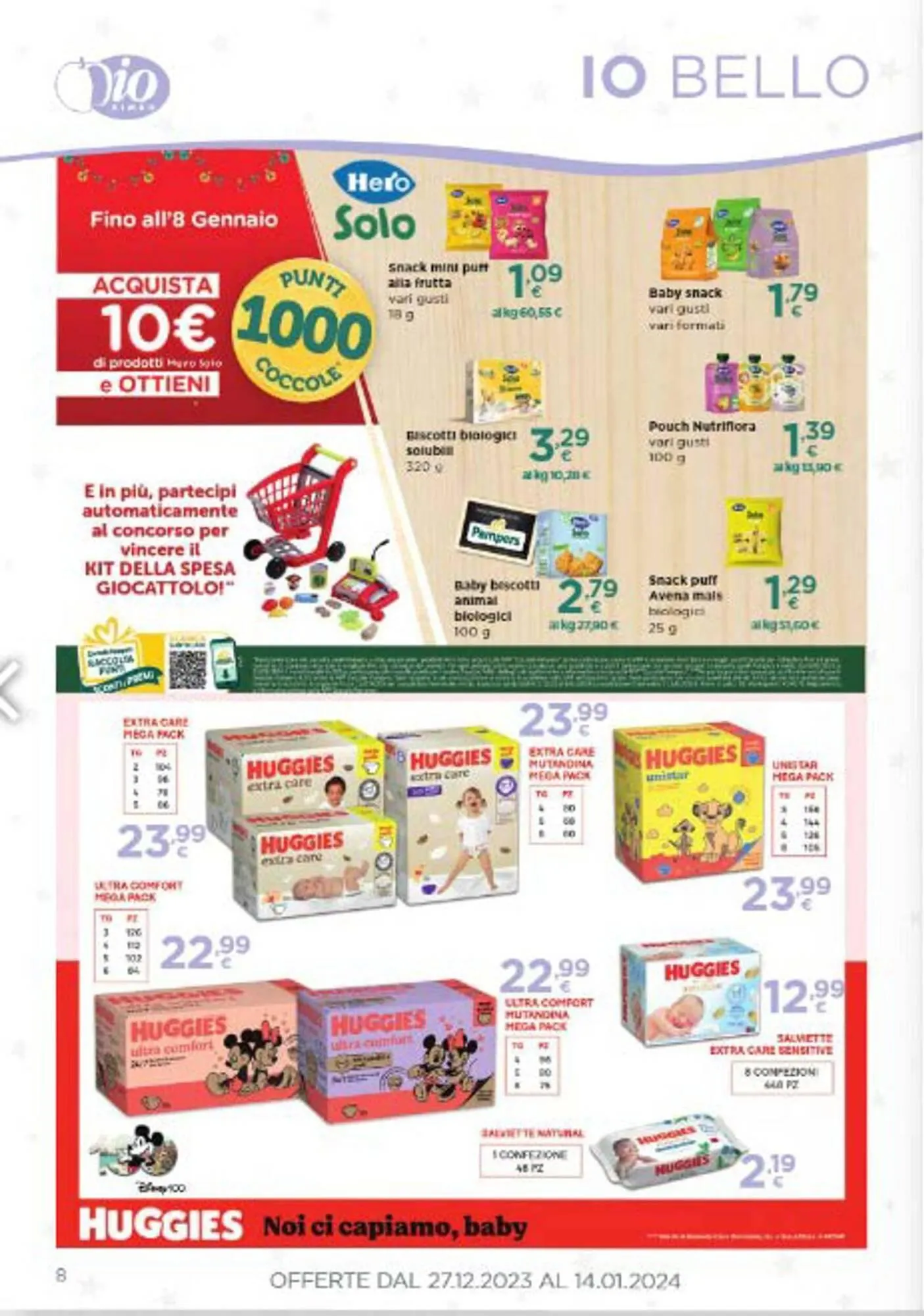 Volantino Io Bimbo da 27 dicembre a 14 gennaio di 2024 - Pagina del volantino 8