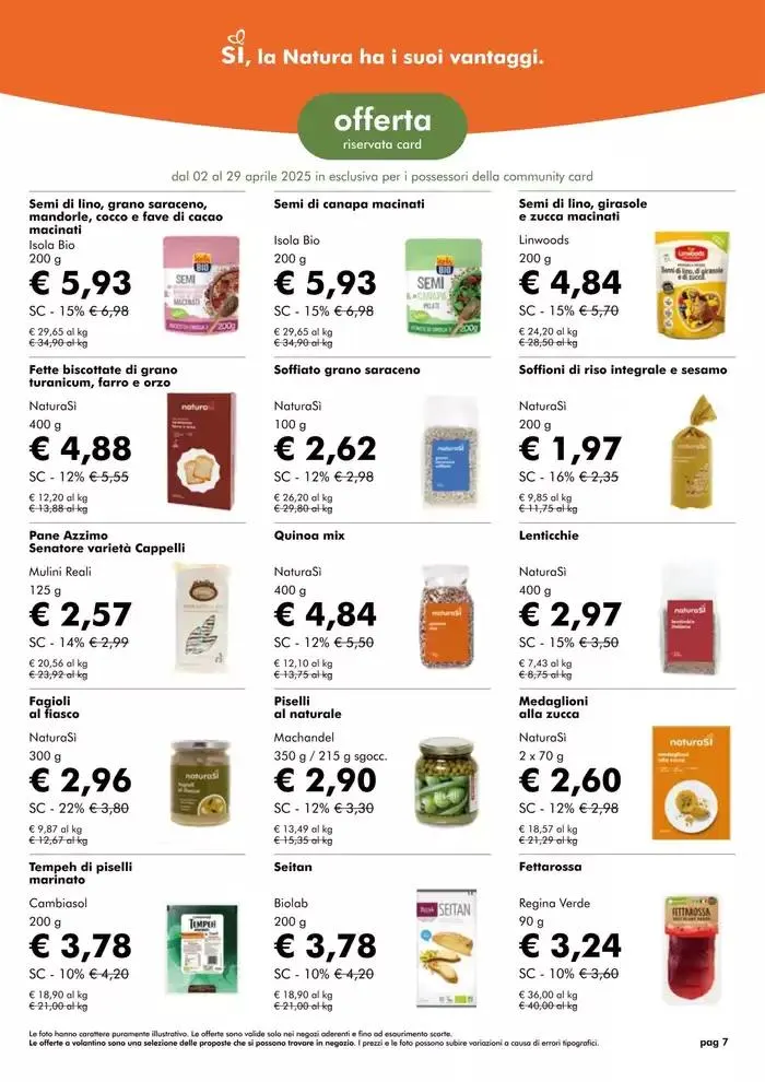 Offerte Aprile 2025 da 1 aprile a 30 aprile di 2025 - Pagina del volantino 7