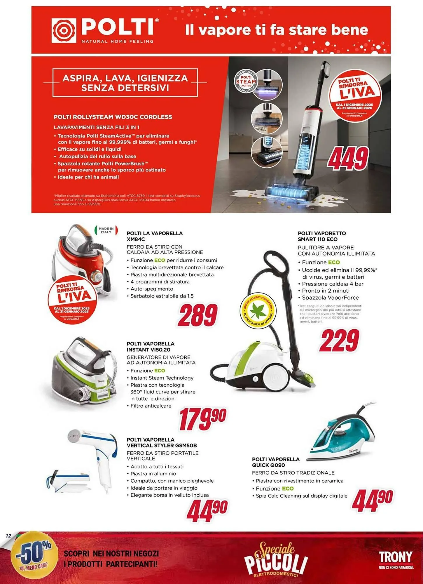 Volantino Trony da 9 dicembre a 24 dicembre di 2025 - Pagina del volantino 12