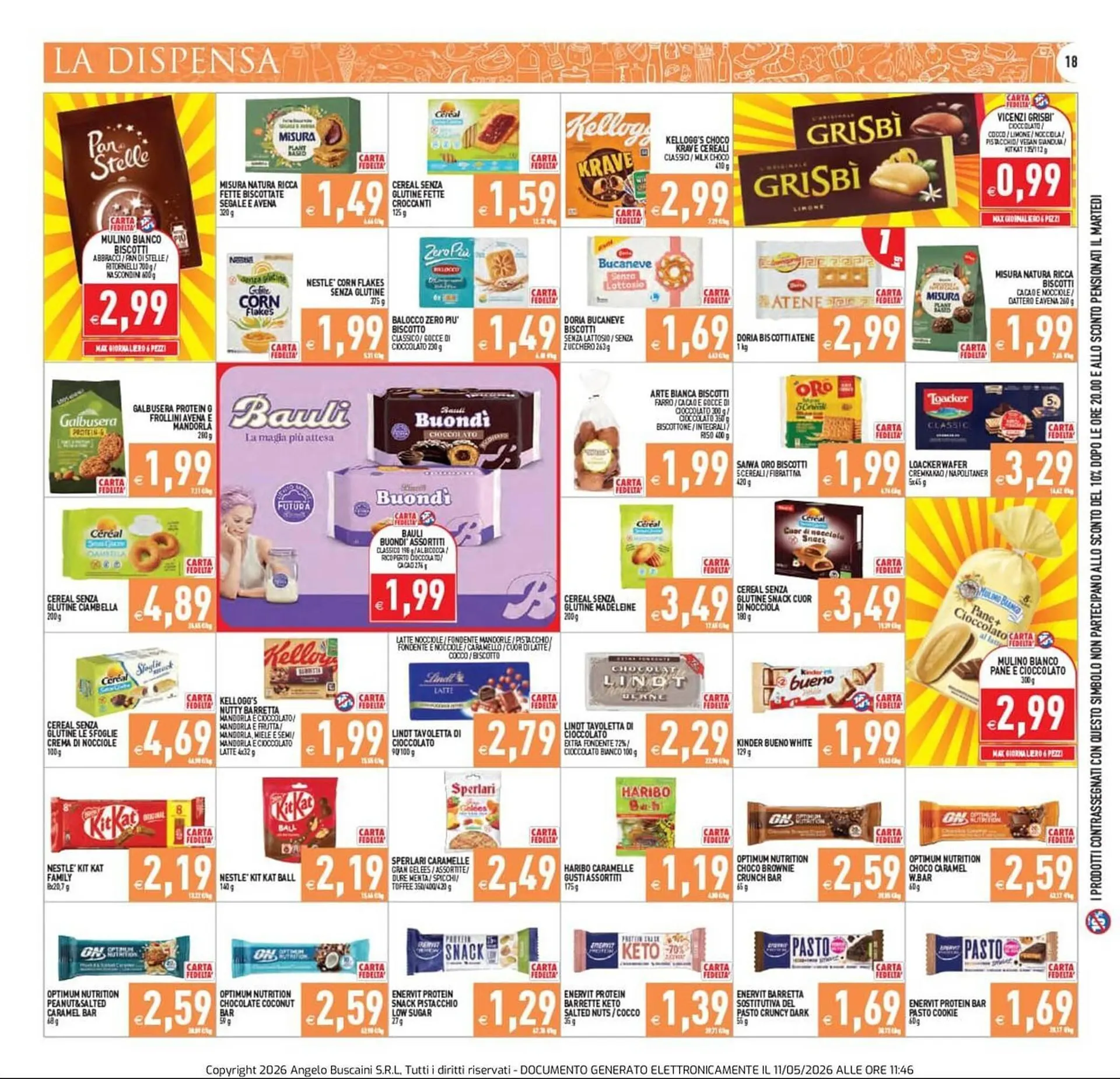 Volantino Supermercati Agorà da 8 maggio a 18 maggio di 2026 - Pagina del volantino 18