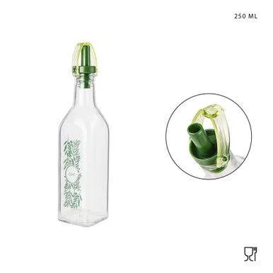 Dc - Decorated Glass Oil Bottle 250cc