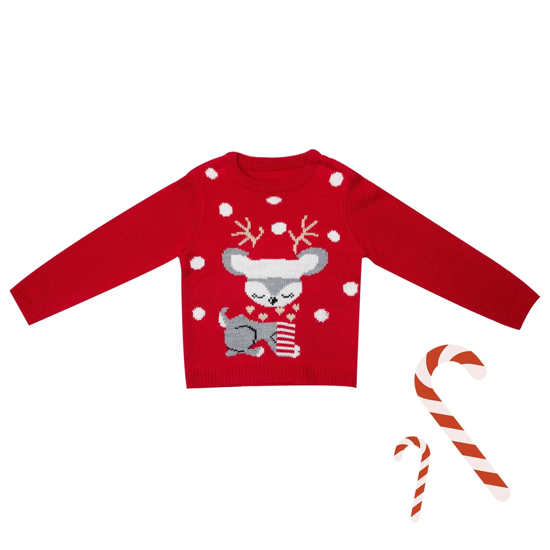 Mawi maglia tricot intarsio renna