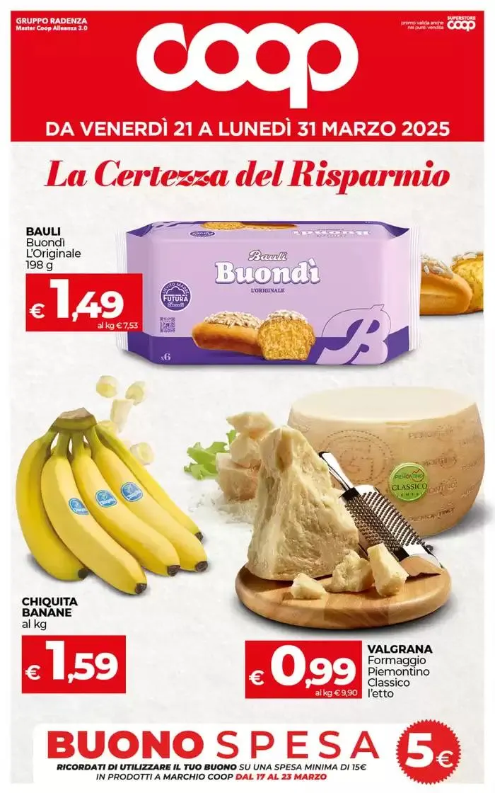 La Certesza del Risparmio da 21 marzo a 31 marzo di 2025 - Pagina del volantino 2