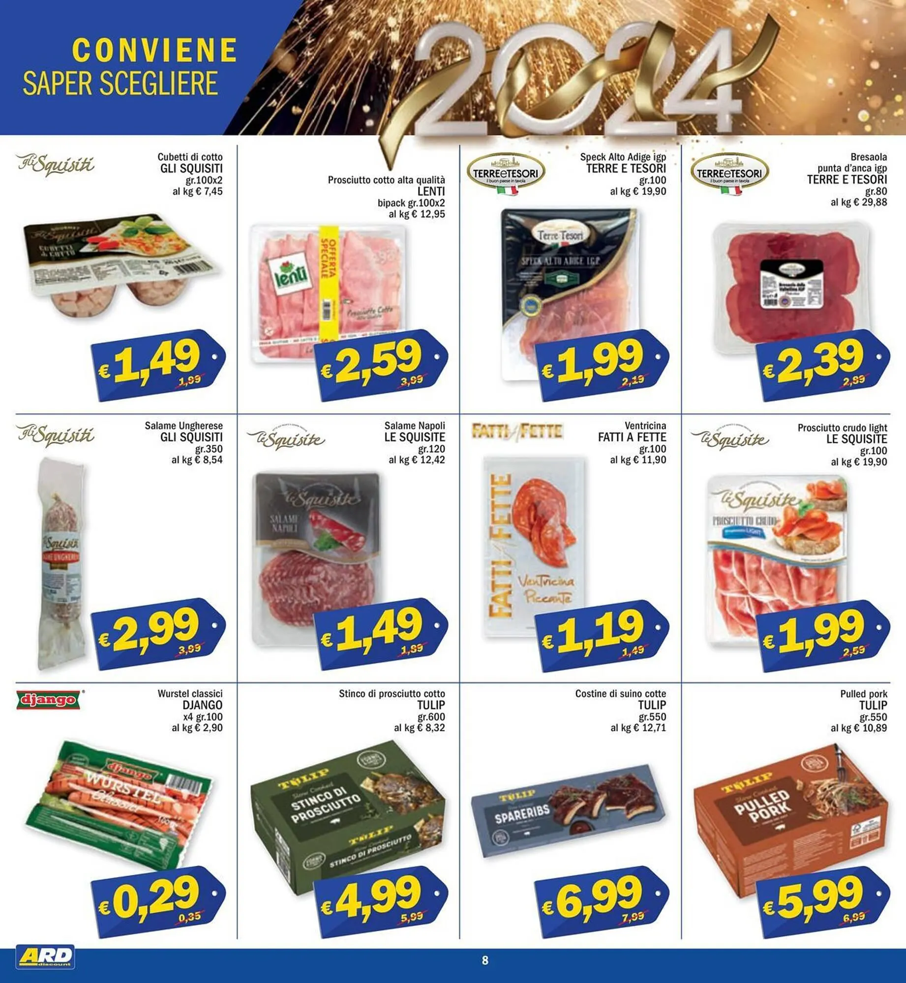 Volantino Ard Discount da 28 dicembre a 7 gennaio di 2024 - Pagina del volantino 8