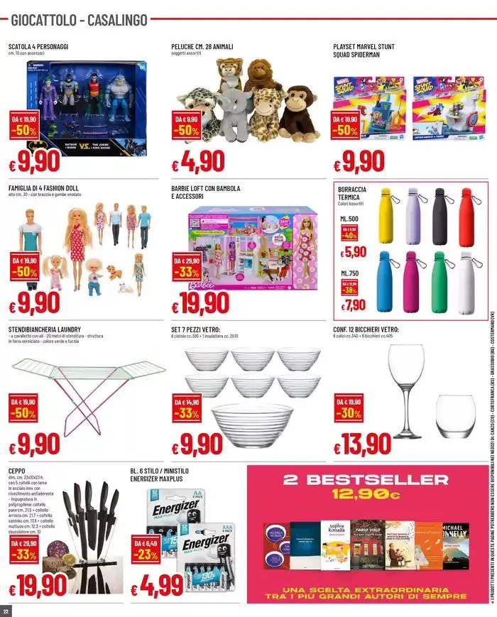 GRANDI MARCHE - SCONTI FINO AL 50% da 6 marzo a 16 marzo di 2025 - Pagina del volantino 22