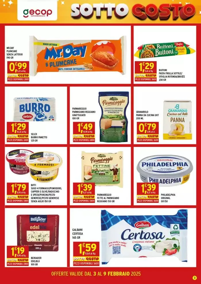 Sottocosto da 3 febbraio a 9 febbraio di 2025 - Pagina del volantino 3