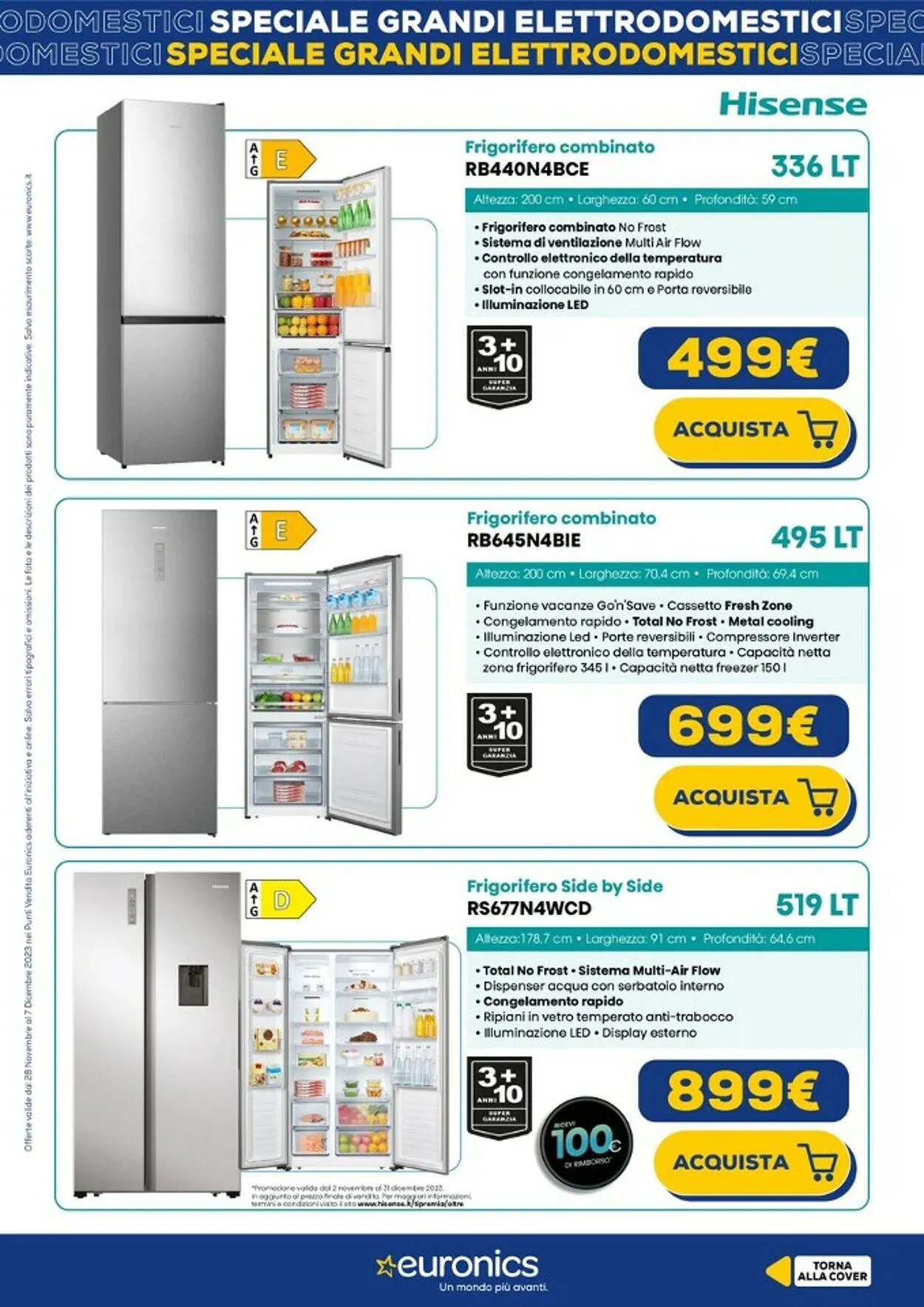 Euronics Volantino attuale da 28 novembre a 7 dicembre di 2023 - Pagina del volantino 7