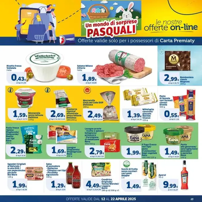 Un mondo di sorprese Pasquali da 15 aprile a 22 aprile di 2025 - Pagina del volantino 13