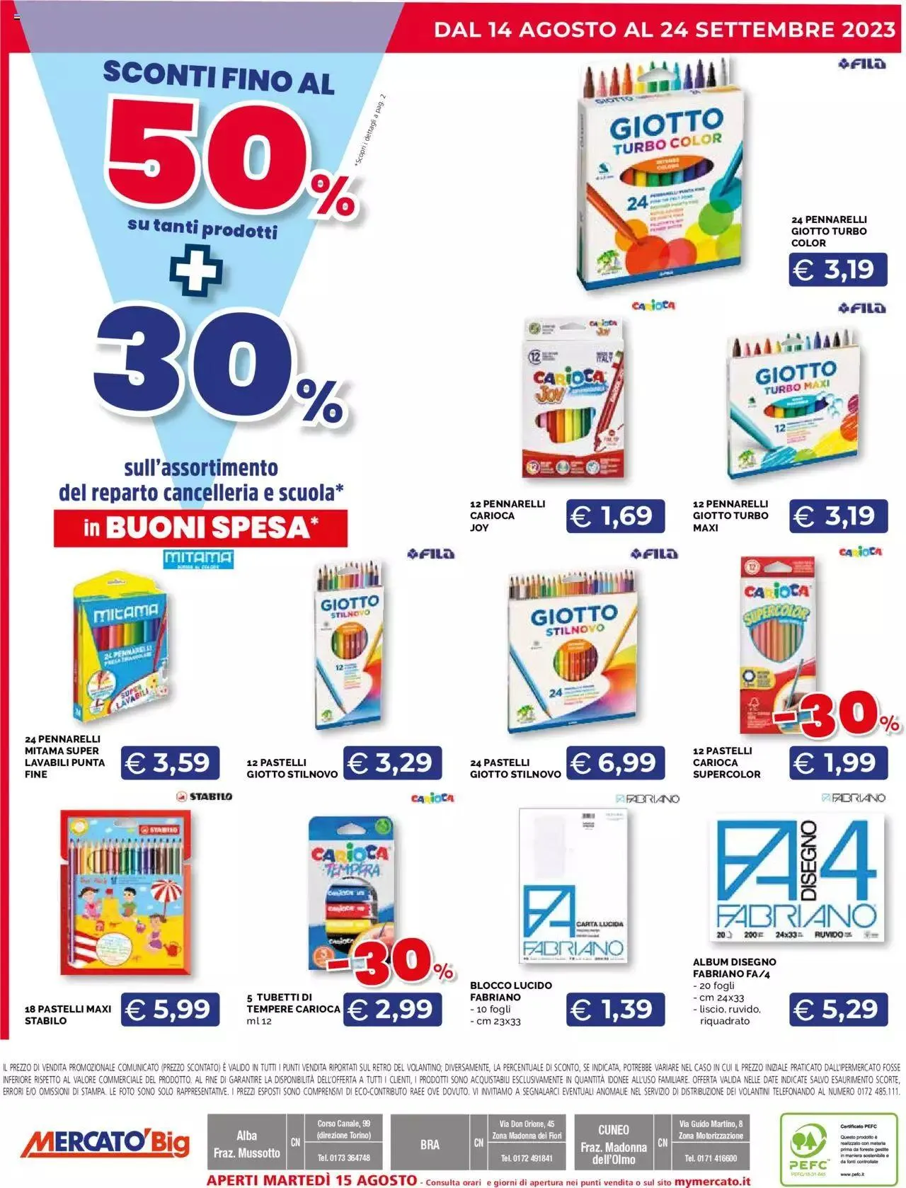 Mercatò - Che risparmio la scuola da 14 agosto a 24 settembre di 2023 - Pagina del volantino 8