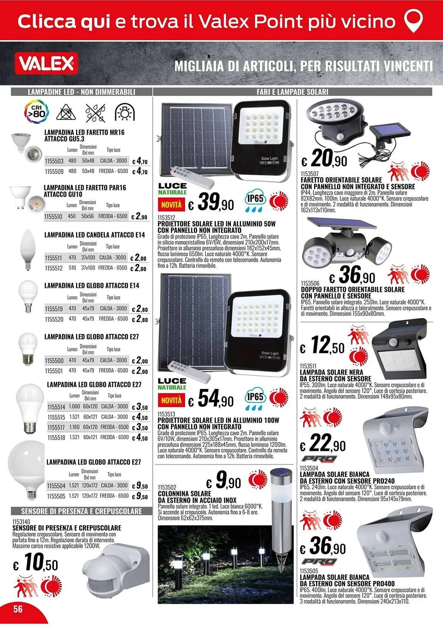 Volantino Valex da 5 marzo a 31 dicembre di 2025 - Pagina del volantino 56