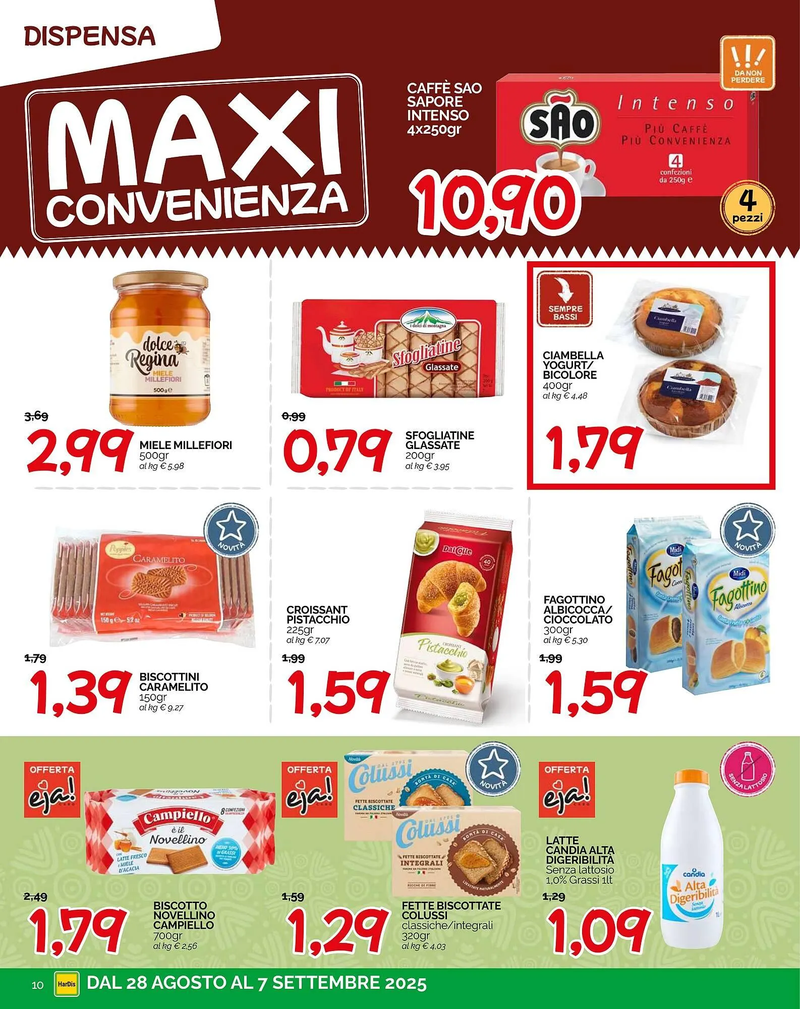 Volantino Hardis da 28 agosto a 7 settembre di 2025 - Pagina del volantino 10