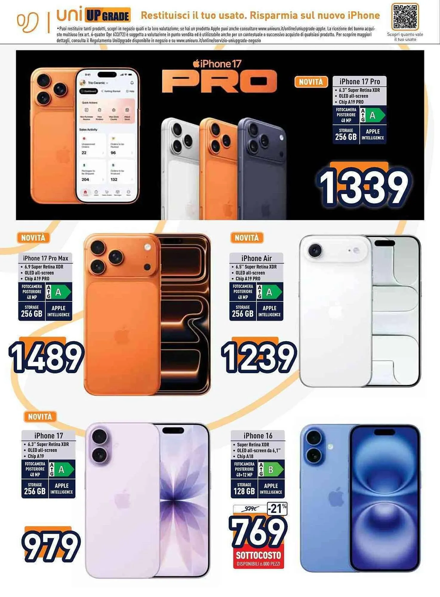 Volantino Unieuro da 3 ottobre a 13 ottobre di 2025 - Pagina del volantino 10