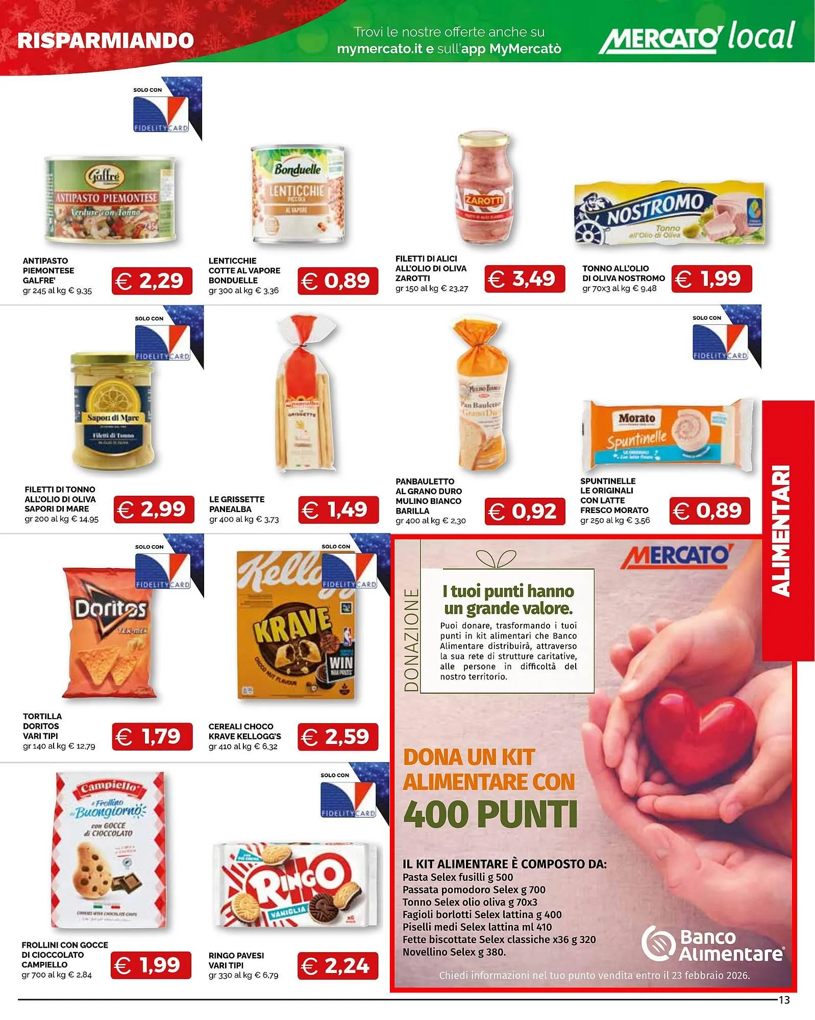 Volantino Mercatò Local da 9 dicembre a 31 dicembre di 2025 - Pagina del volantino 13