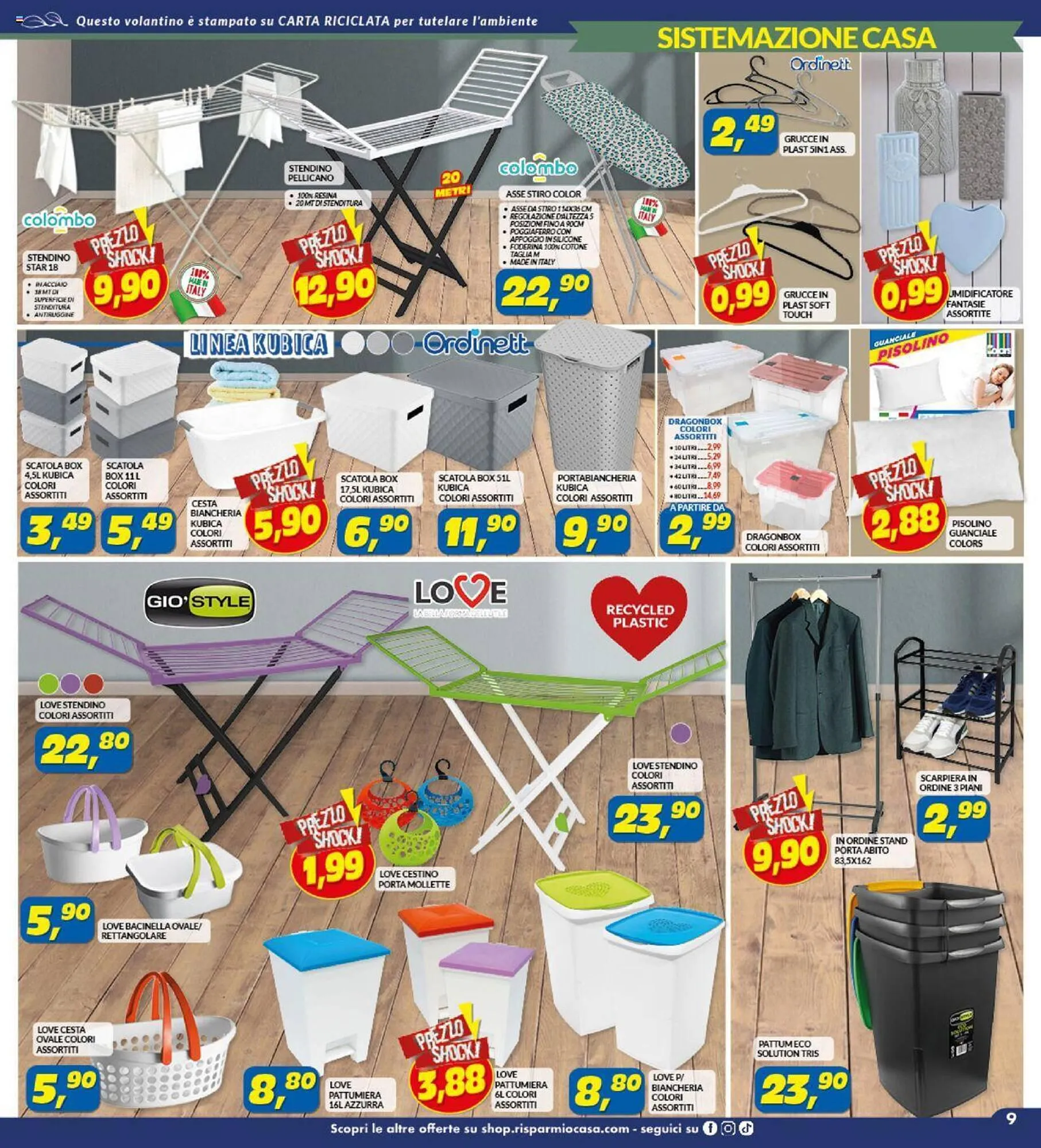 Volantino Risparmio Casa da 4 gennaio a 21 gennaio di 2024 - Pagina del volantino 9